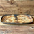 Oval fat, tremønster, 25 * 16 cm