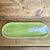 Fat, serveringsfat, lys grønn hare, ca 23*9 cm