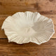 Skål hvit glans med bølgete kanter, 17 cm