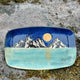 Fat, serveringsfat, fjell og hav, ca 25*16 cm