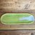 Fat, serveringsfat, lys grønn hare, ca 23*9 cm