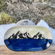Fat, serveringsfat, fjell og hav, ca 24*14 cm