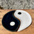 Sett av to fat, Yin Yang, ca 21 cm