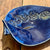 Såpeskål, skål, blå, 16*11 cm