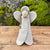Engel, stående, hvit, 16 cm