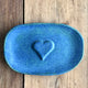 Såpeskål Lagune blå hjerte, ca 15*10 cm