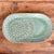 Oval fat, mint, 24 * 14 cm