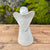 Engel, stående, hvit, 16 cm